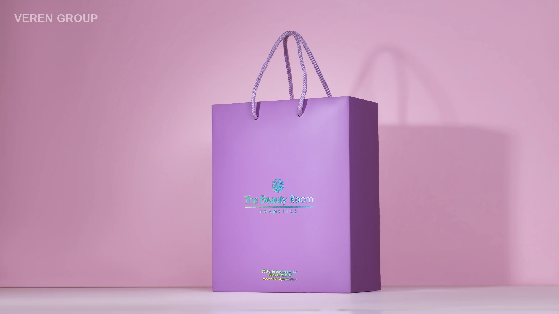 Упаковка для магазина косметики The beauty room