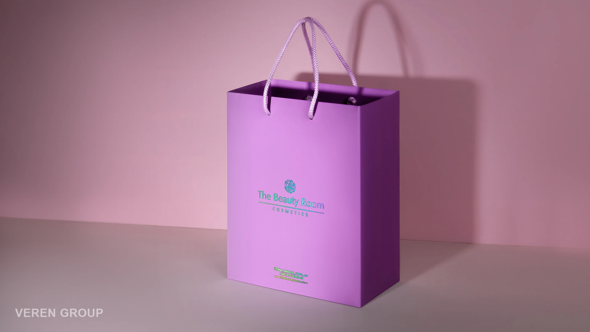 Упаковка для магазина косметики The beauty room