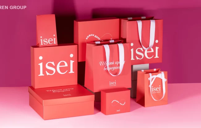 Упаковка для магазина косметики ISEI