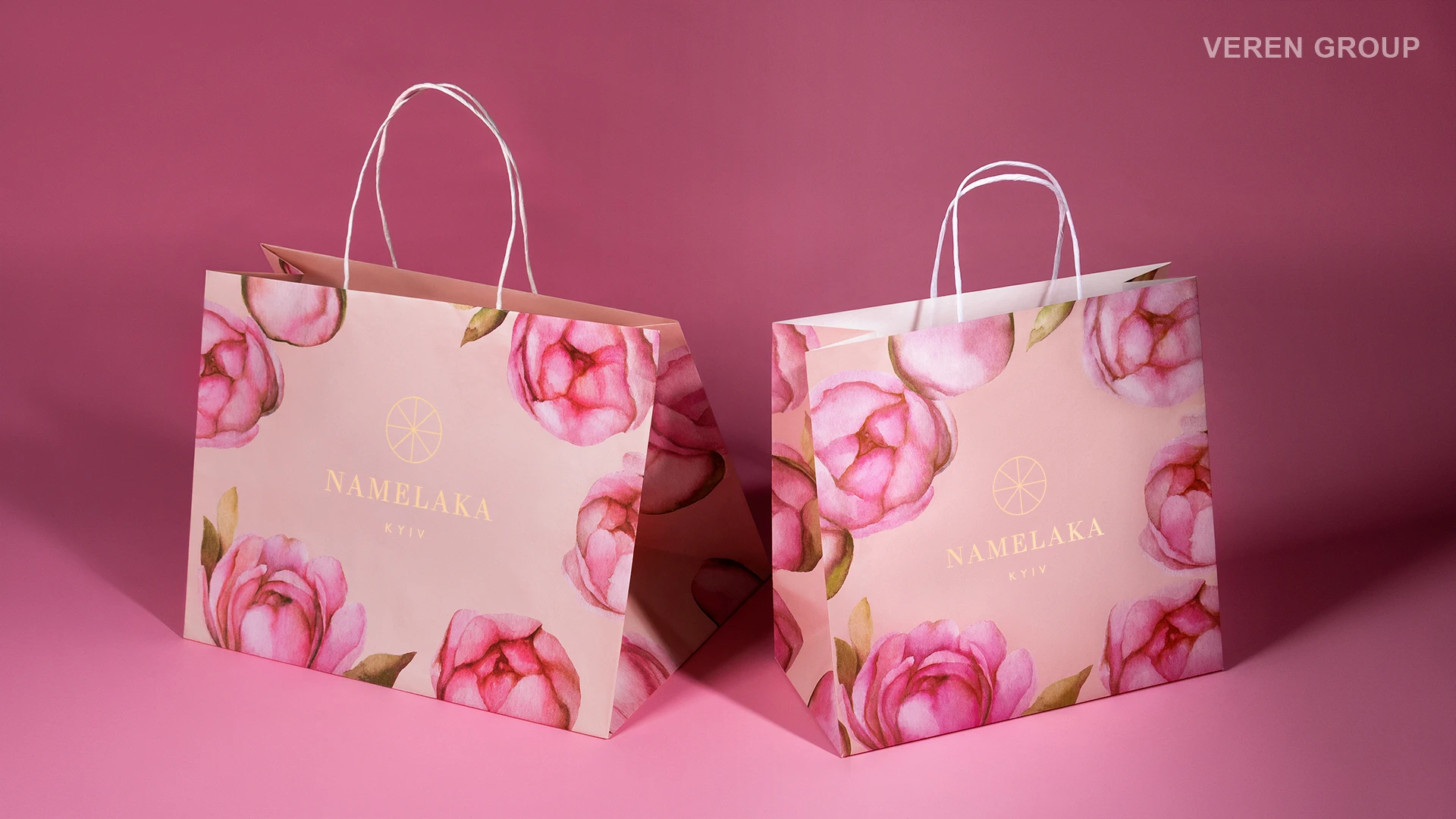 Упаковка для кондитерского магазина Namelaka Kyiv (Peony)