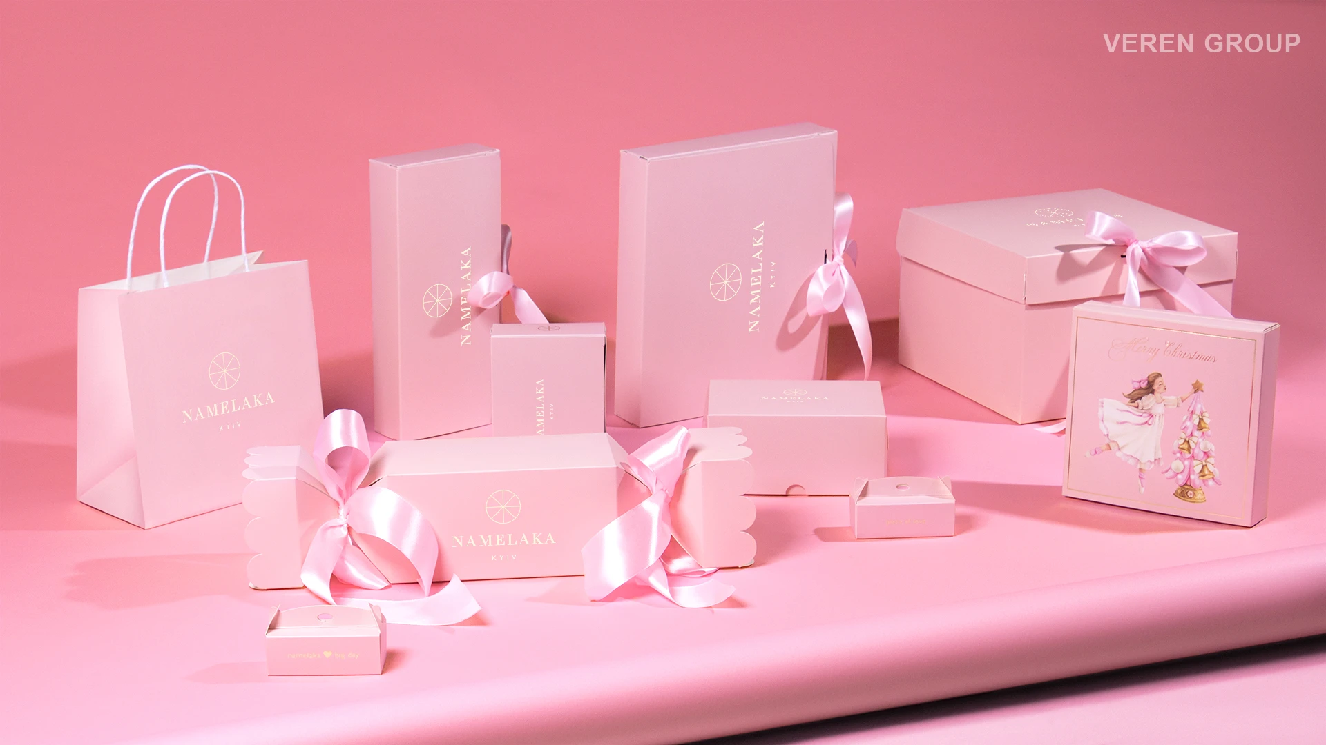 Упаковка для кондитерского магазина Namelaka Kyiv (Gold)