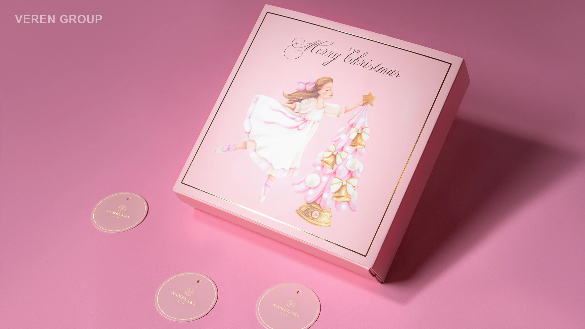 Упаковка для кондитерского магазина Namelaka Kyiv (Gold)