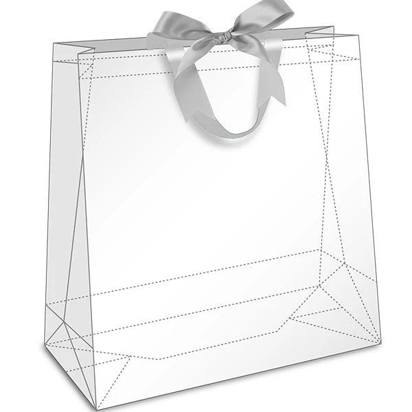 Бумажные пакеты паперовий пакет зі стрічкою