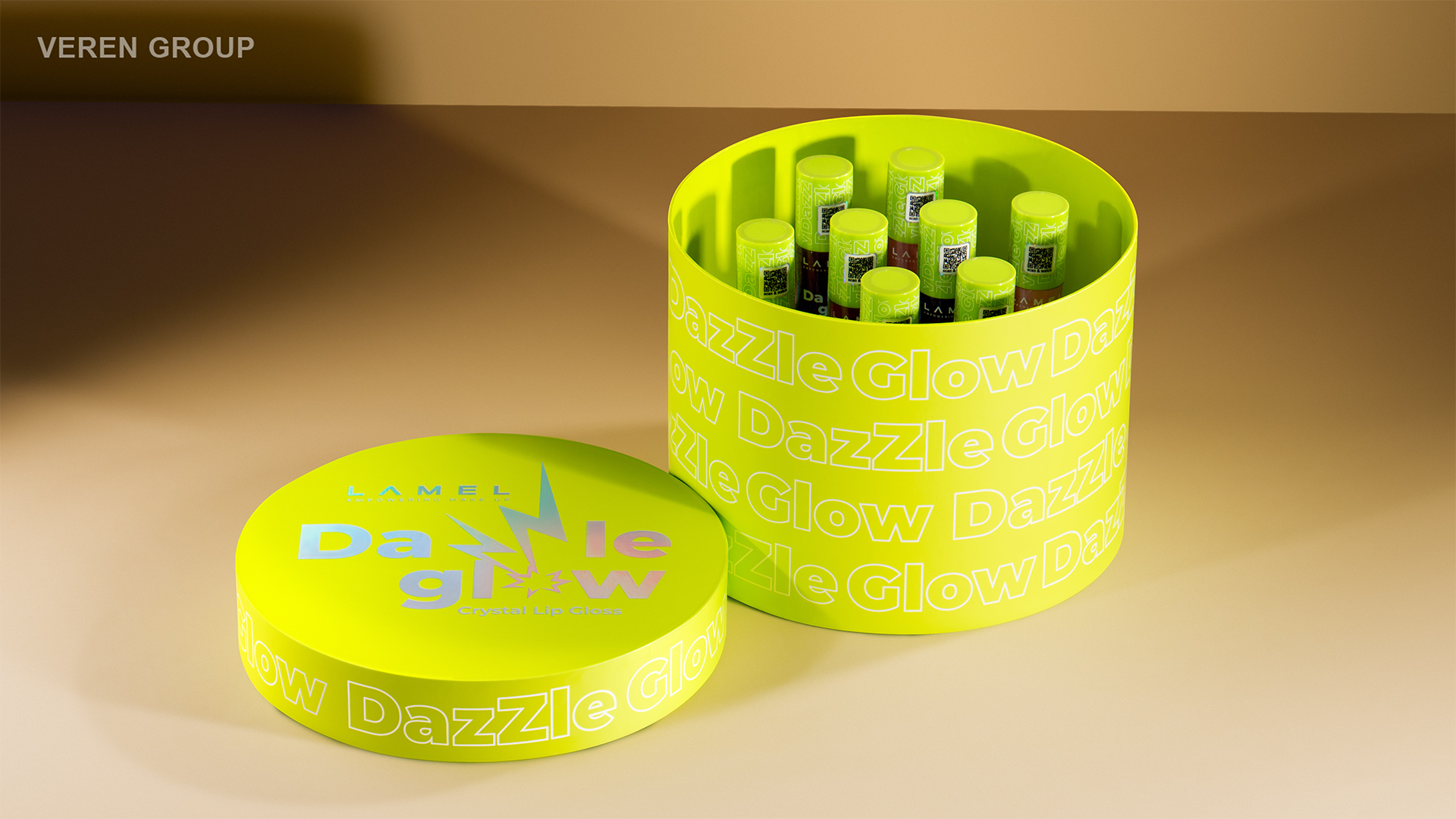 Преспаки для презентации лимитированной серии блесков Dazzle Glow by Lamel