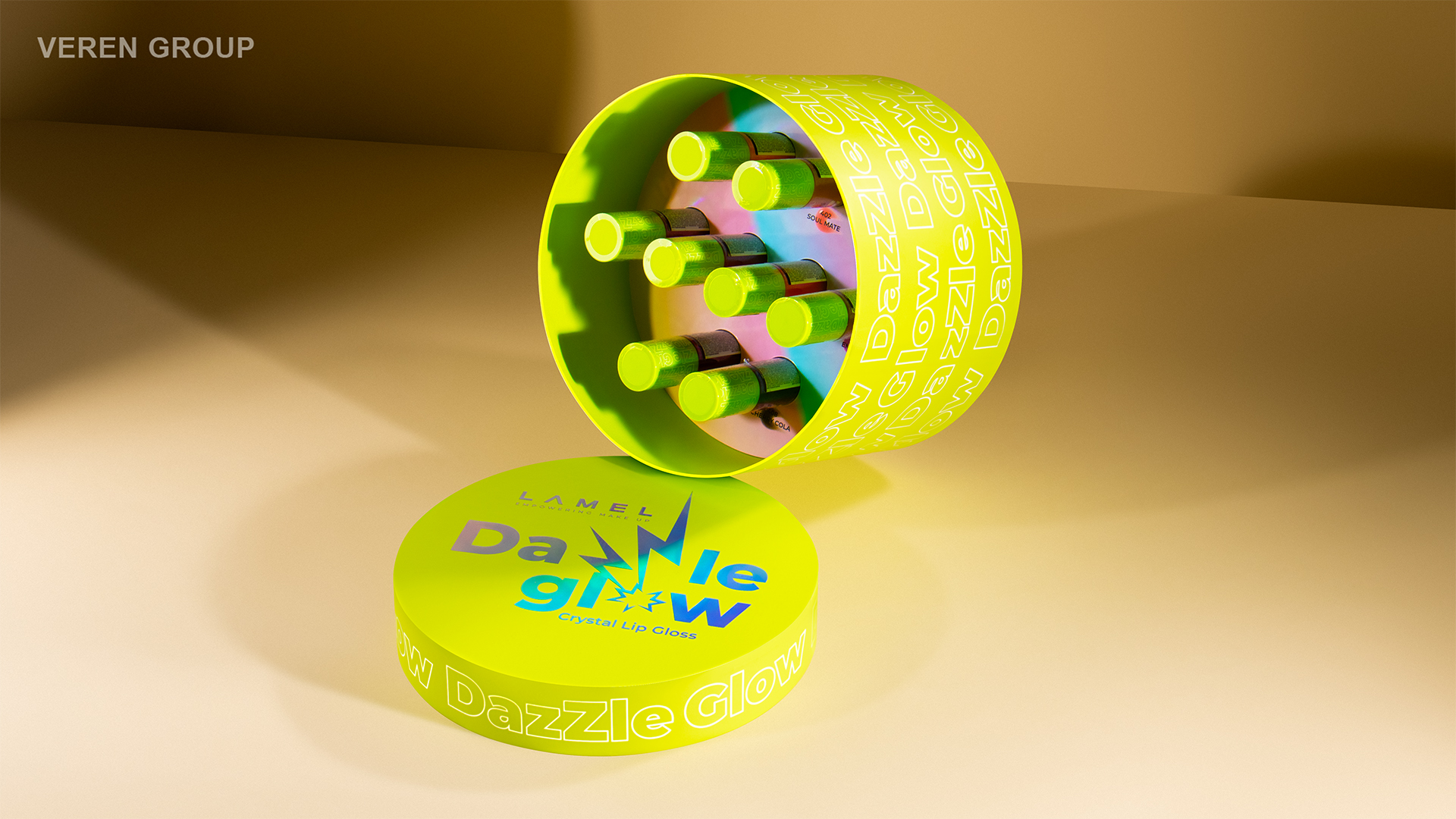 Преспаки для презентации лимитированной серии блесков Dazzle Glow by Lamel