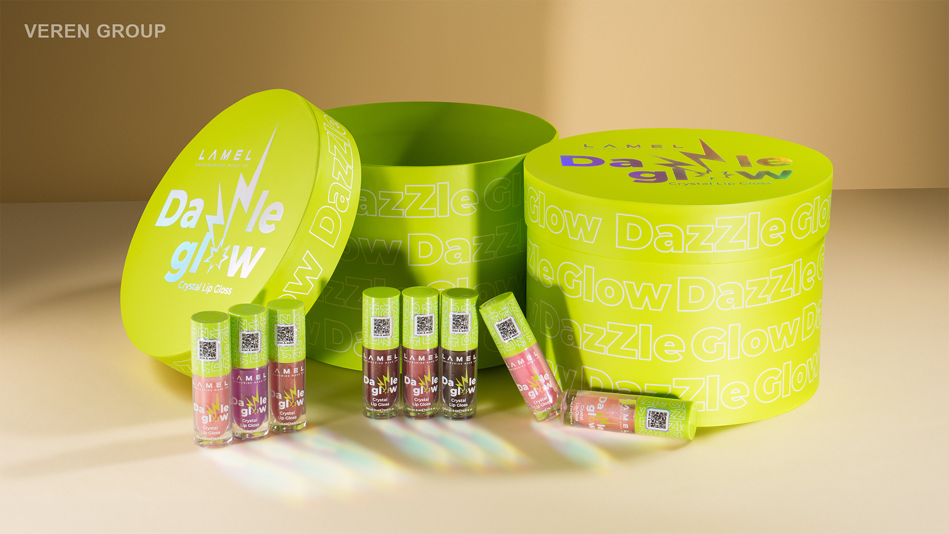 Преспаки для презентации лимитированной серии блесков Dazzle Glow by Lamel