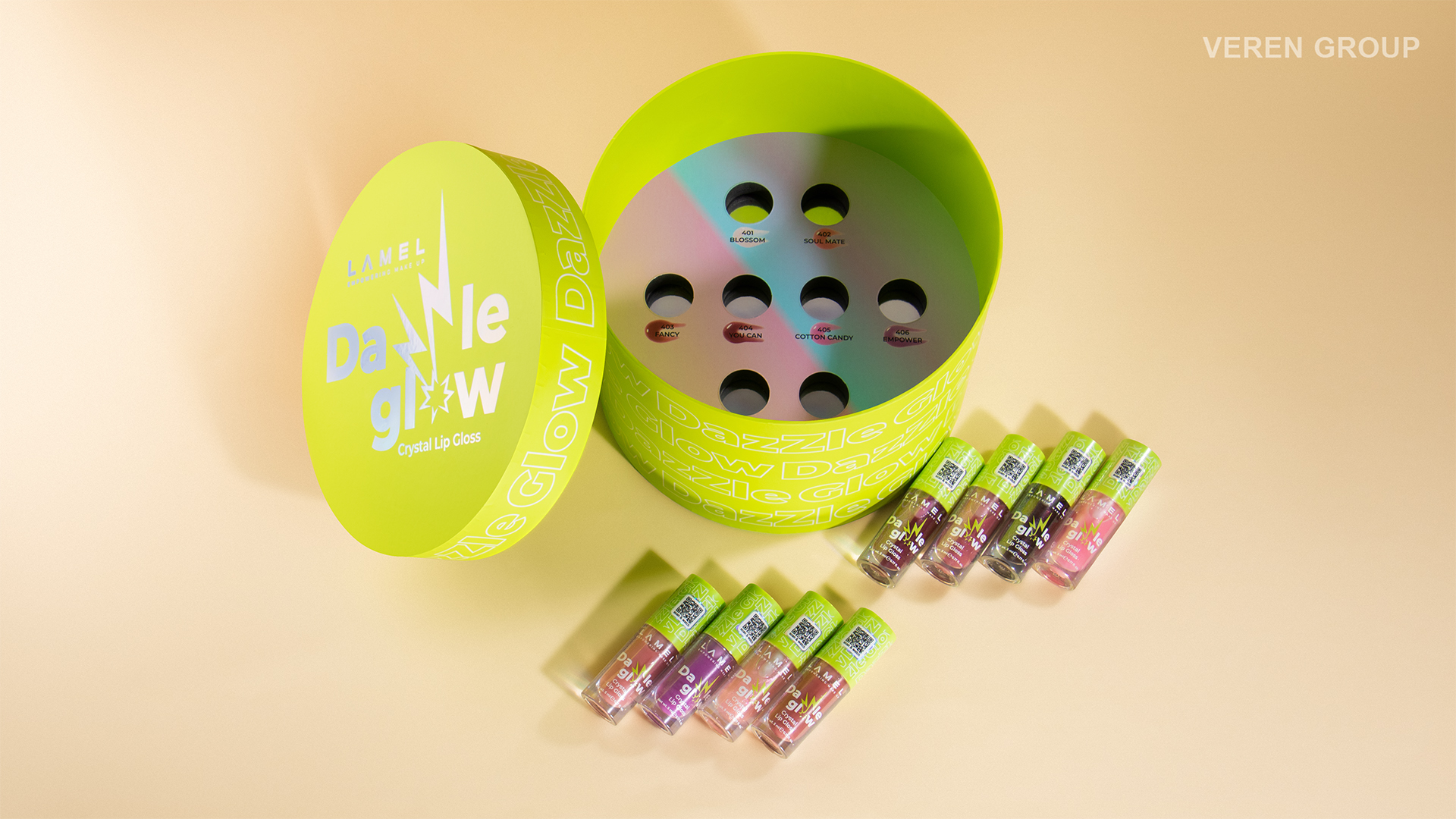 Преспаки для презентации лимитированной серии блесков Dazzle Glow by Lamel