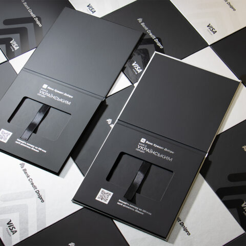 Презентаційне пакування для банківських карт Bank Credit Dnipro