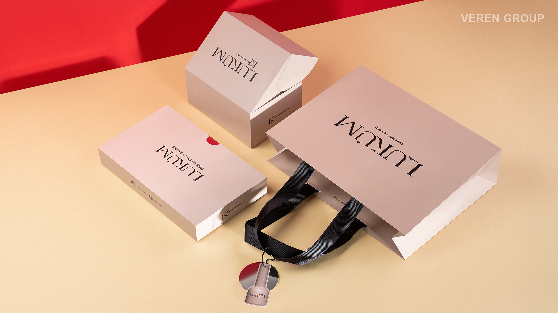 Комплексная упаковка для лимитированной серии лаков Lukum Nails