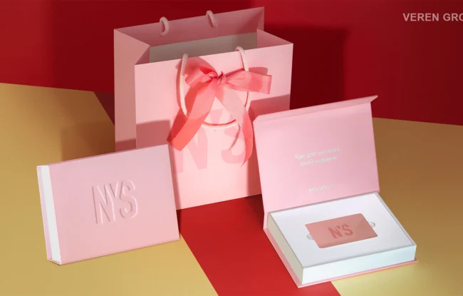 Комплексне виготовлення брендованого пакування для NYS Shop