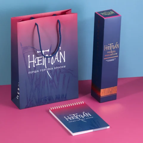 Комплексний корпоративний набір для бренду Гетьман