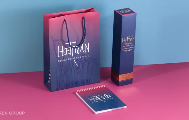 Комплексний корпоративний набір для бренду Гетьман